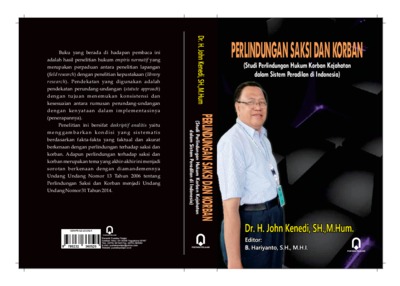 Buku Perlindungan Saksi Danm Korban (Studi Perlindungan Hukum Dan ...